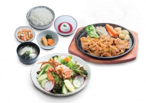 3 menu NY-ZEN-ชุด PORK PIRIKARA YAKINIKU or BEEF PIRIKARA YAKINIKU & SOFT SHELL CRAB SALAD