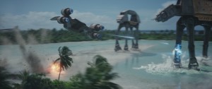 Rogue One: A Star Wars StoryU-Wing fires on AT-ACTPhoto credit: Lucasfilm/ILM©2016 Lucasfilm Ltd. All Rights Reserved.