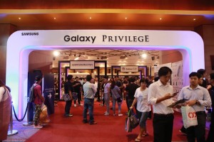 Galaxy Privilege Zone ในงานโมบายล์ เอ็กซ์โป 2017