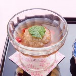 Yamazato_Spring Lunch Gozen 2017_Mochi with soy sauce
