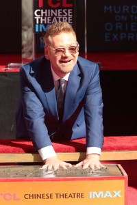 Sir Kenneth Branagh Handprints and Footprints Ceremony at the TCL Chinese Theatre, Los Angeles, CA, USA - 26 October 2017
