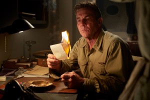 Dennis Quaid stars as 'Admiral William "Bull" Halsey' in MIDWAY.