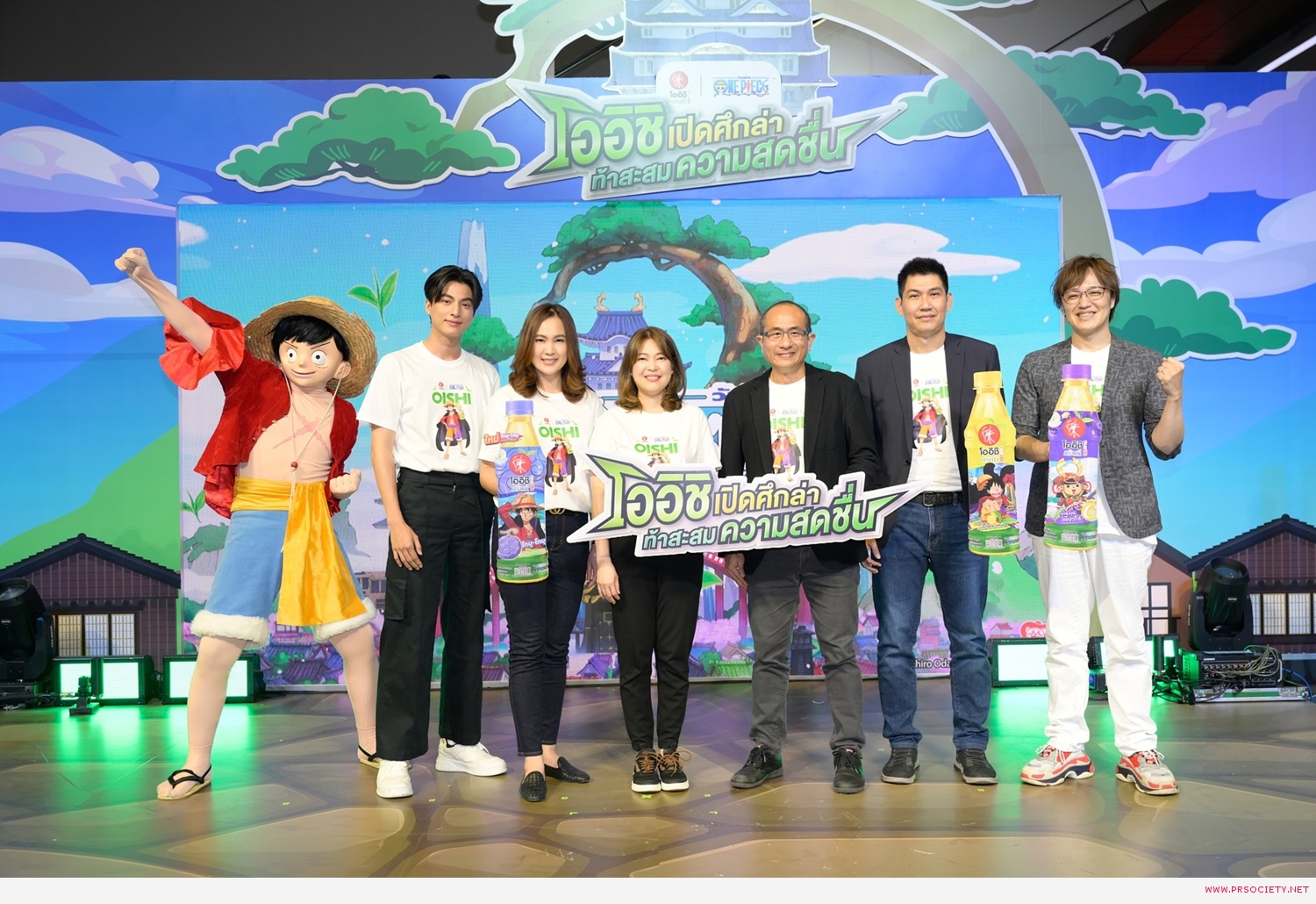 02_กลัฟ คณาวุฒิ และผู้บริหารโออิชิ และ ดรีม เอกซ์เพรส