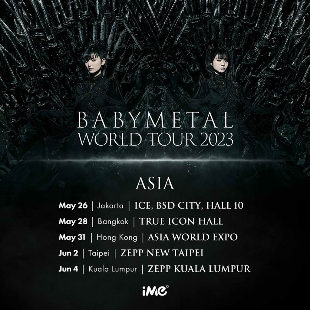 BABYMETAL WT23 Asia