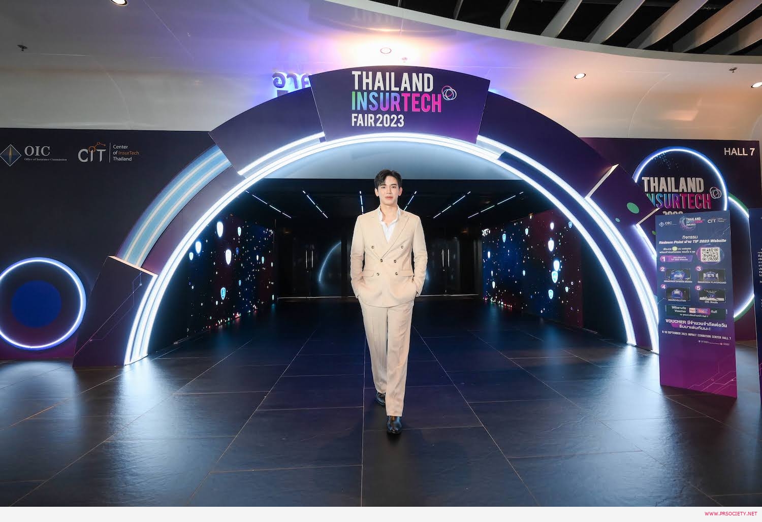 1 นิว - ฐิติภูมิ เตชะอภัยคุณ ร่วมงาน “Thailand InsurTech Fair